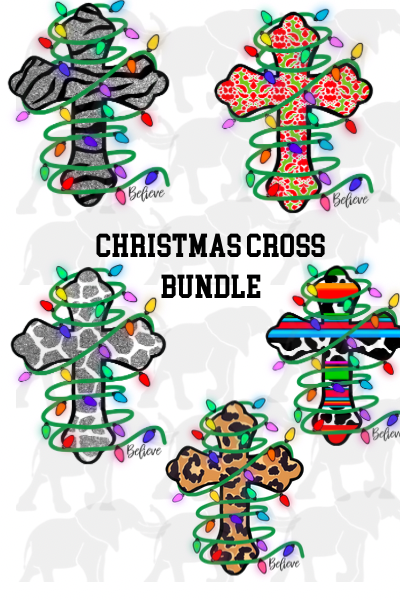 Christmas Cross Design Bundle