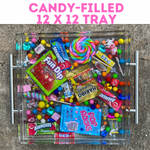 Candy filled Acrylic Tray 12 x 12