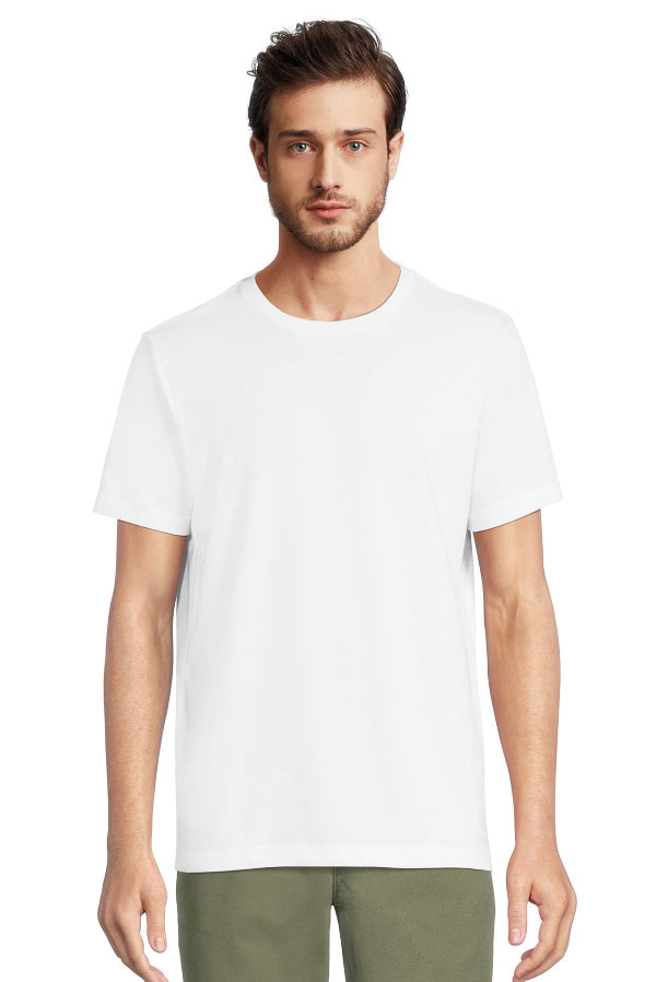 White unisex t-shirt with design