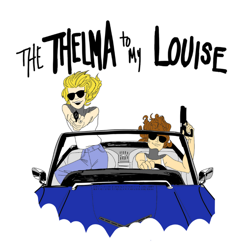 Lparkin Thelma And Louise Keychain Set - You're The Thelma To My Louise  You're The Louise To My Thelma