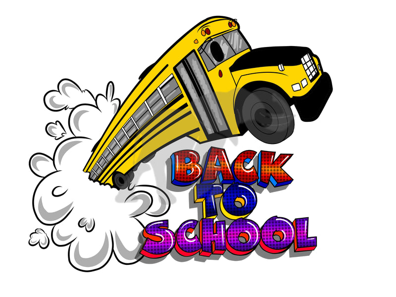 Back to school Bus PNG