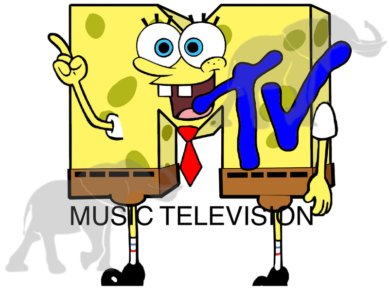 Sponge Bob MTV PNG