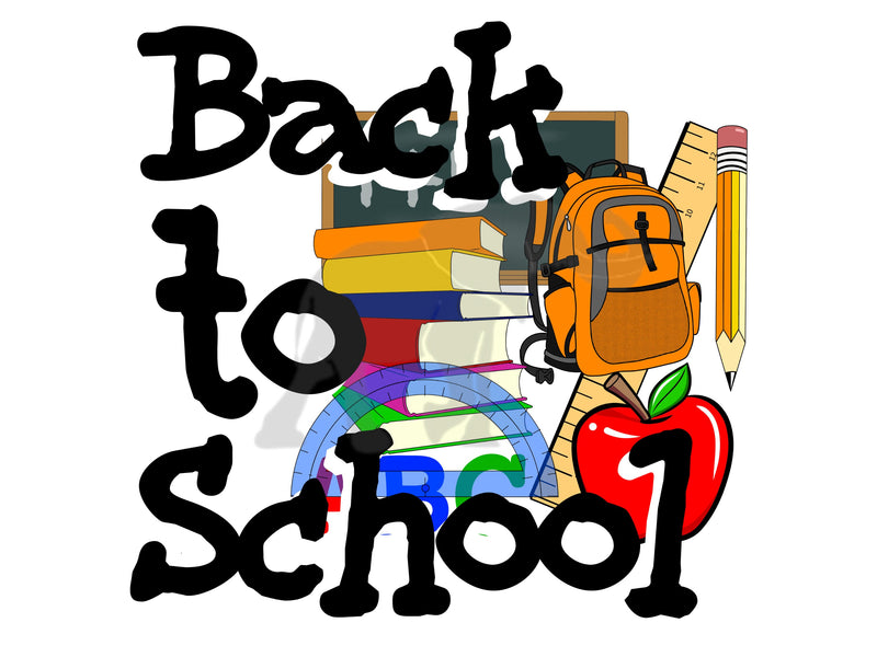 Back to School Books PNG
