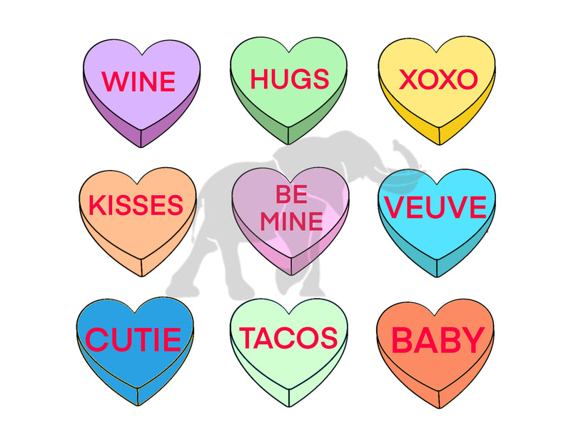 Valentine hearts PNG