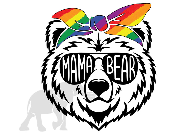 Mama Bear Pride PNG