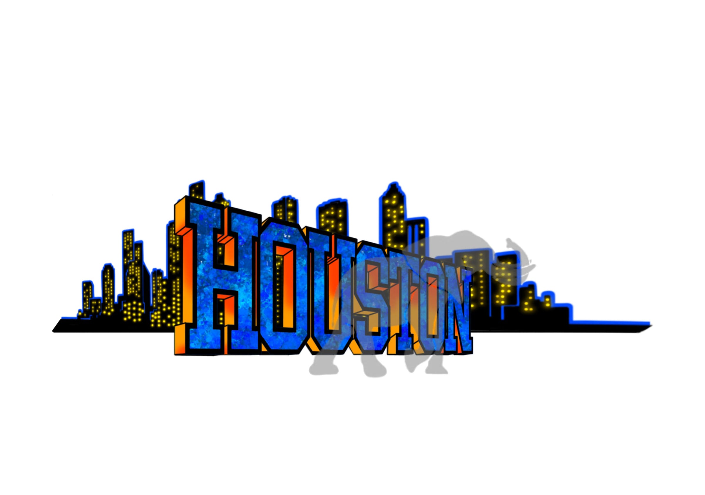 Houston skyline 3 PNG – and then some
