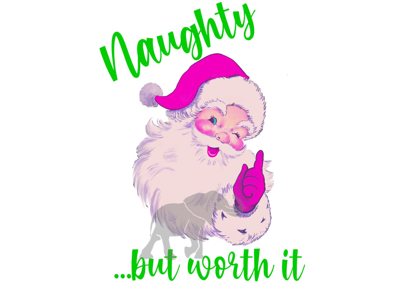 Naughty Santa PNG