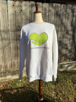 Love means nothing, tennis heart valentines PNG