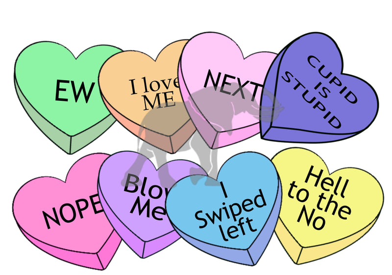 Anti-Valentine hearts II PNG