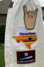 Houston Baseball jean jacket