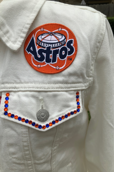 Houston Baseball jean jacket – and then some