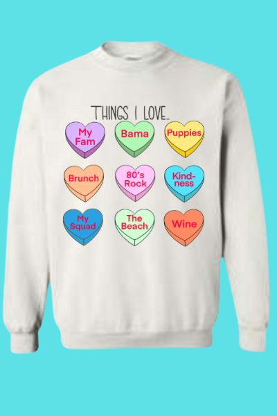 Things I love (personalize)