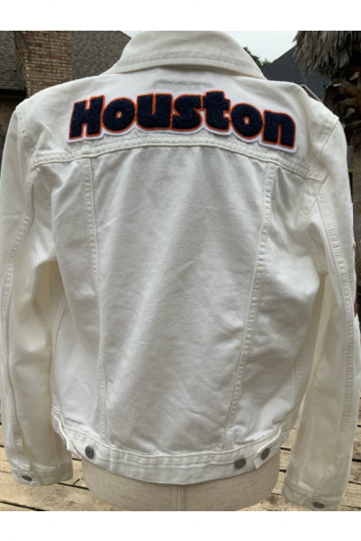 Houston Baseball jean jacket